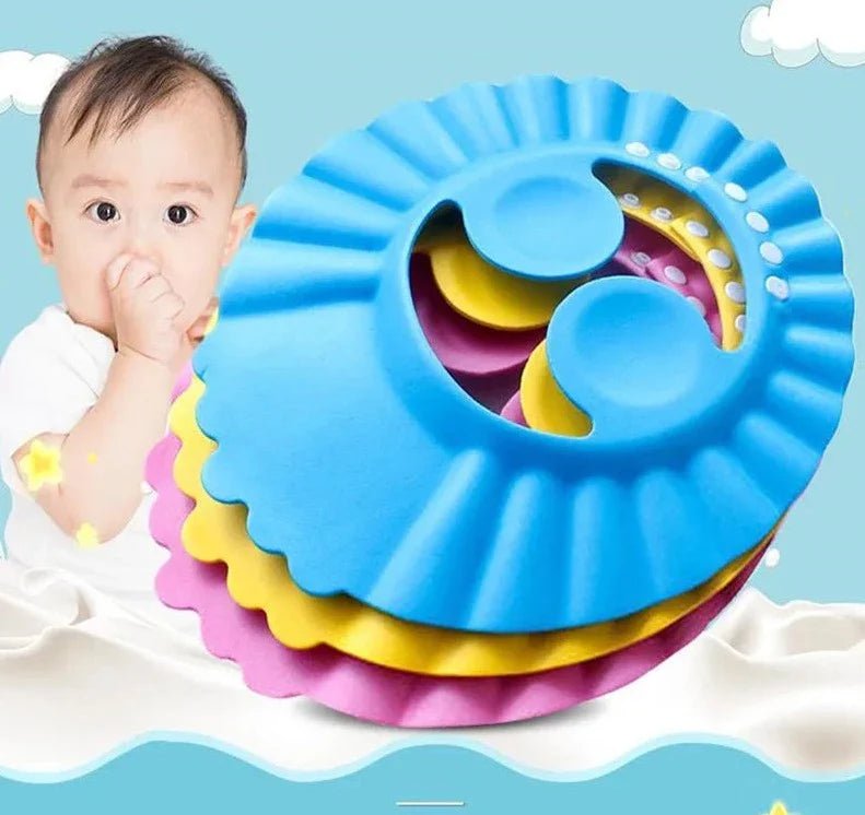 Visière chapeau pour douche bébé I ShampooCap™ - DouxBébé City