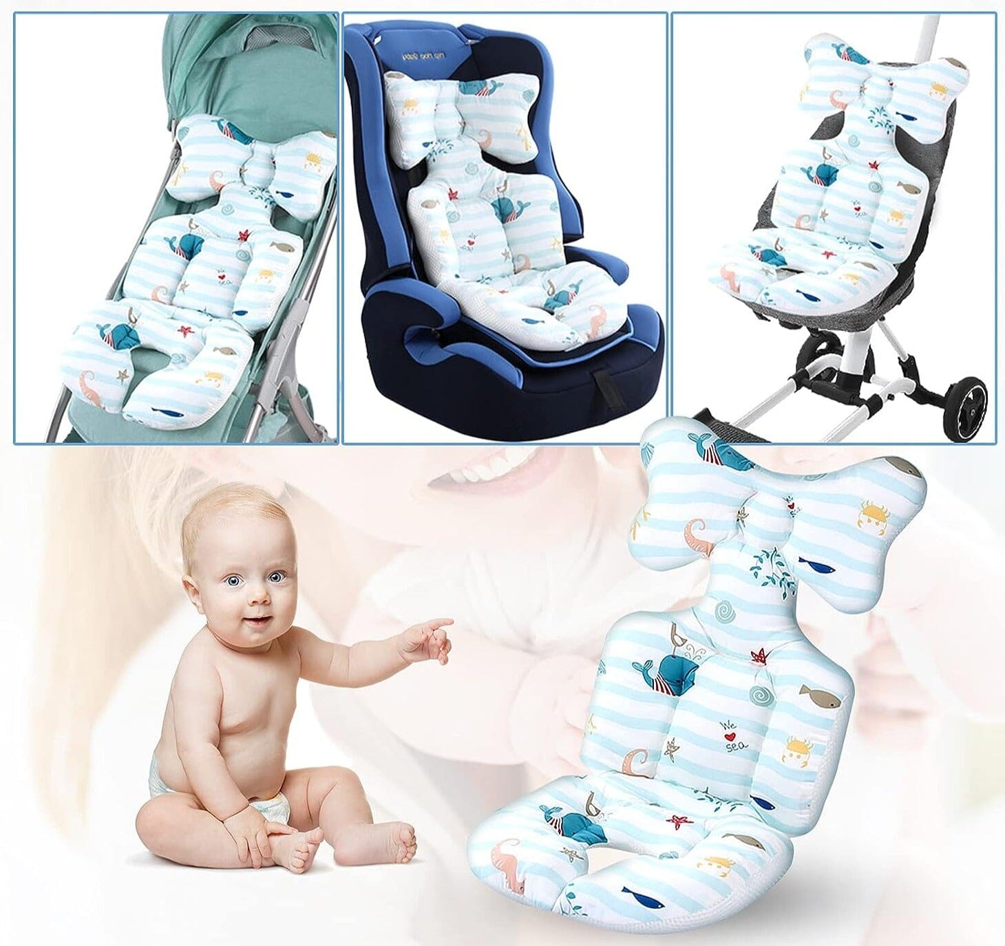 ComfyBabe™ - Coussin siège et poussette Auto - DouxBébé City