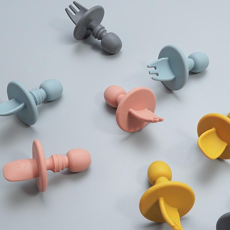 CuttieSpoon™ | Cuillère et fourchette pour bébé | Maman - DouxBébé City